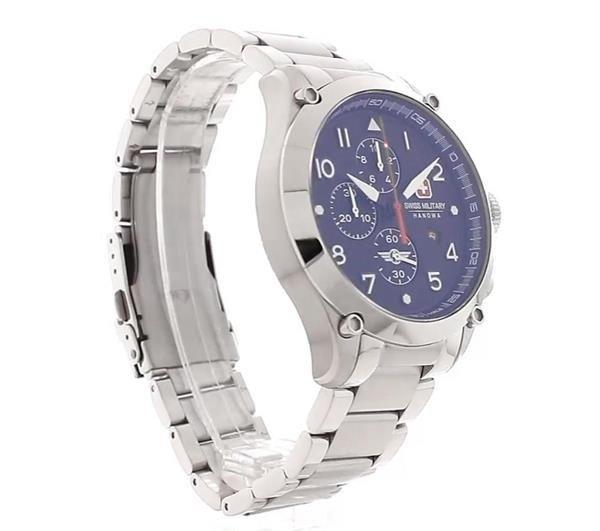 Swiss Military Hanowa Nightflighter Stainless Steel Sports Analogue Watch