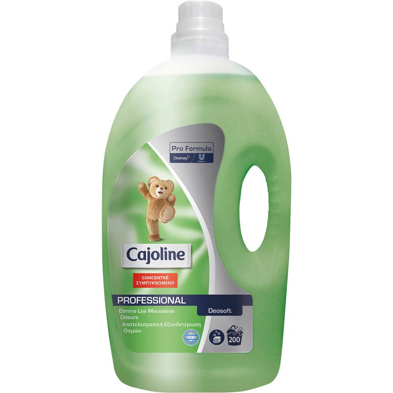 Assouplissant Cajoline Professional Déosoft - 200 lavages - Bidon de 5 L