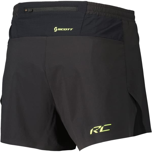 Short running SCOTT SPLIT SHORTS M'S RC RUN BLACK/YELLOW