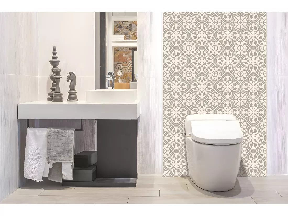 Panneaux muraux en vinyle, Planches en vinyle adhésives - 100x50 cm - Motifs floraux