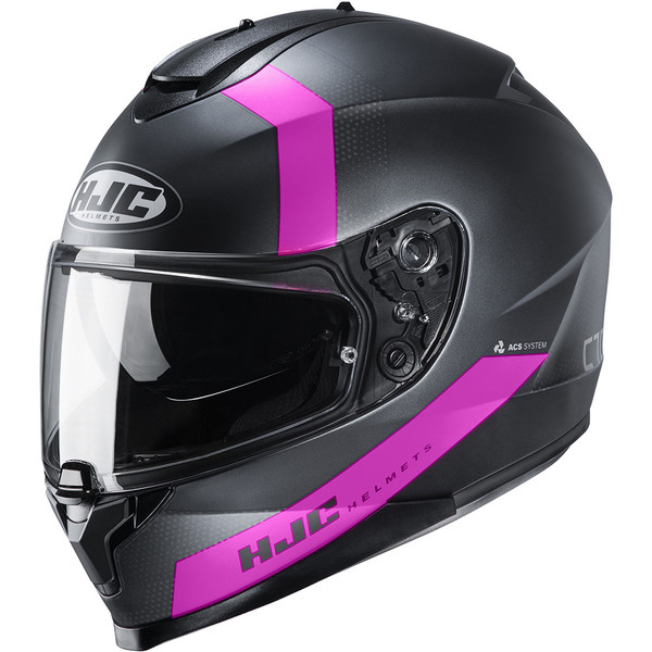 HJC - Casque C70 Eura MC8SF / Noir / Rose