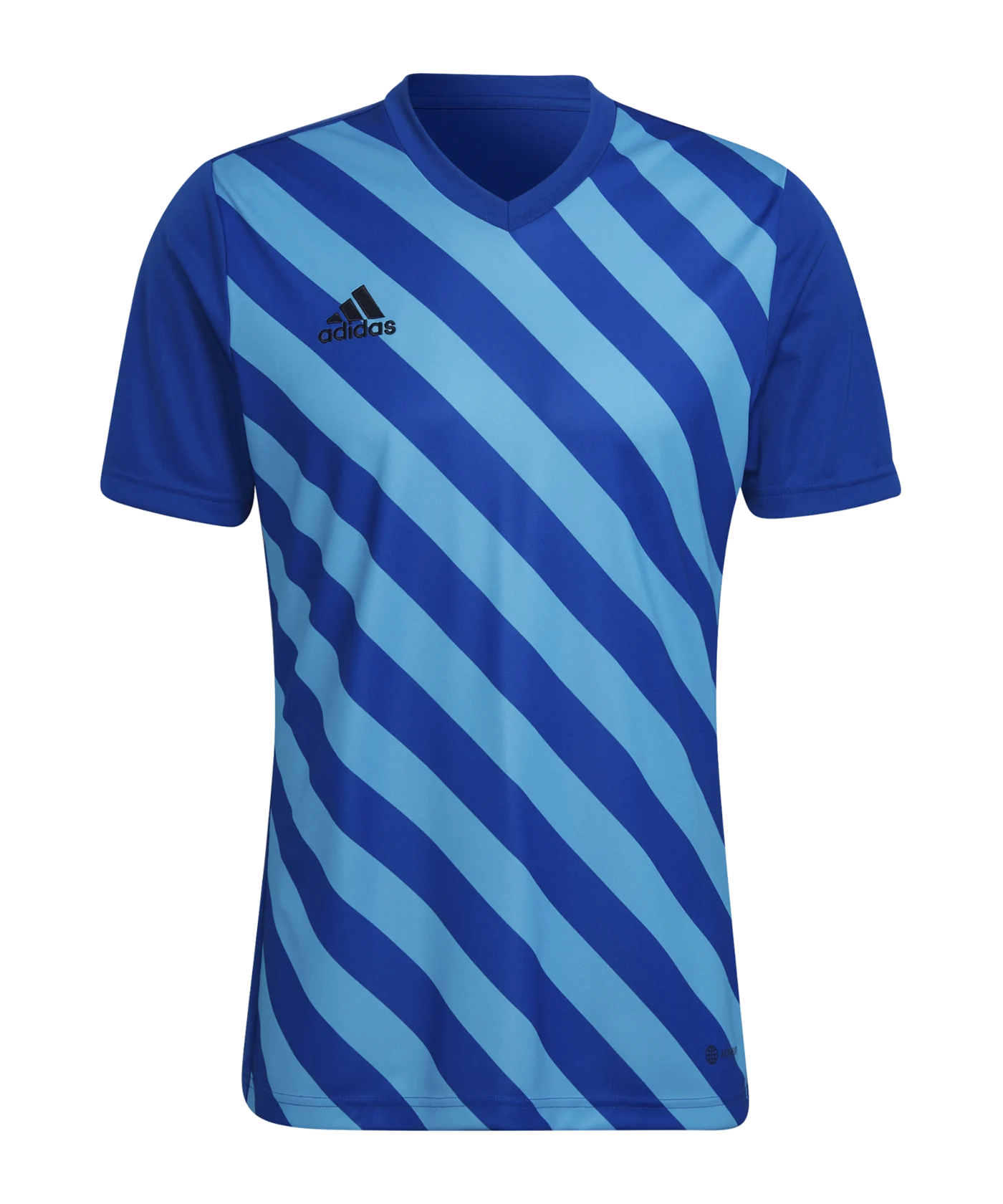 adidas Entrada 22 GFX Trikot Blau Schwarz