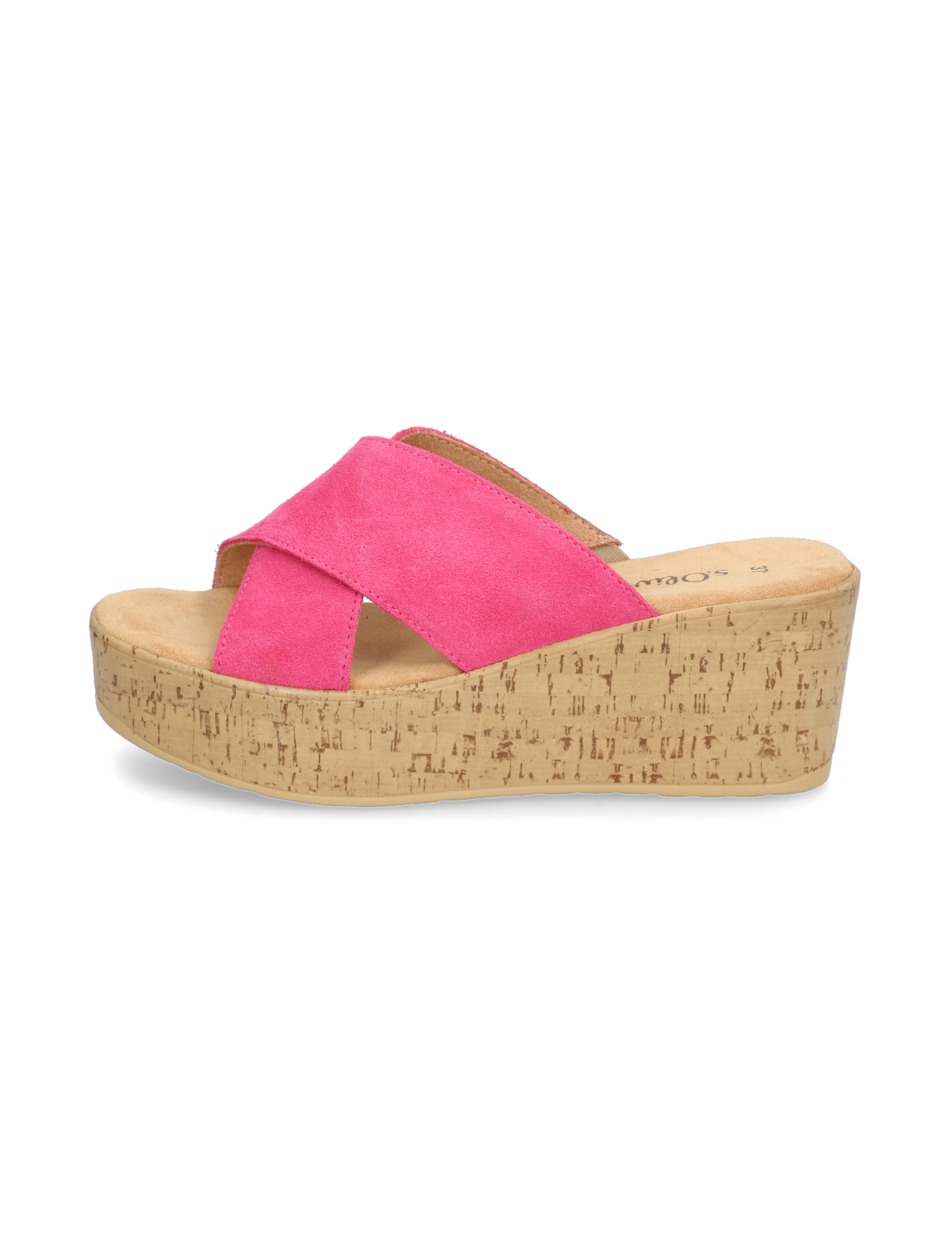 Veloursleder Pantoffel