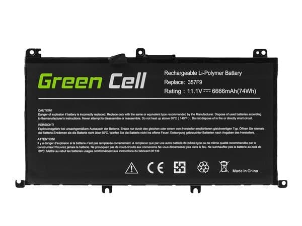Green Cell batteri 357F9 til Dell Inspiron 15 5576 5577 7557 7559