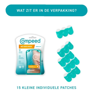 Compeed Anti-Spots Conceal & Go Patches 15ST