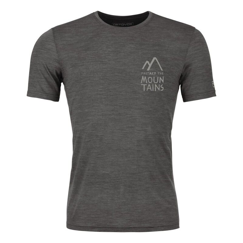 120 Cool Tec Mountain Duo TS - T-shirt en laine mérinos homme