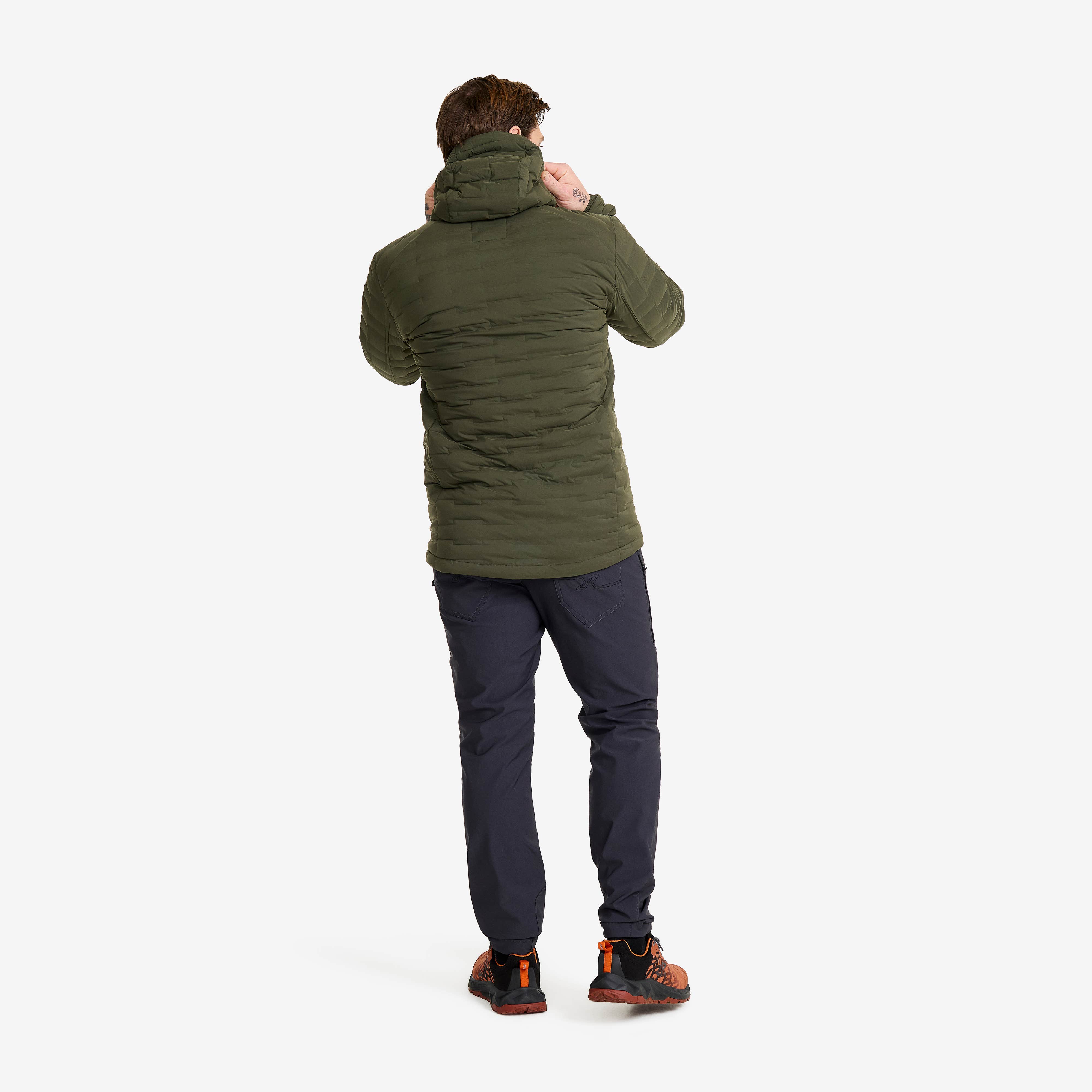 Flex Stretch Down Jacket Herre Forest Night
