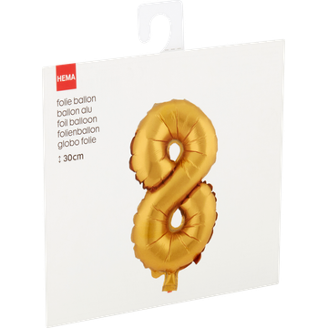 HEMA Folie Ballon 8 30cm