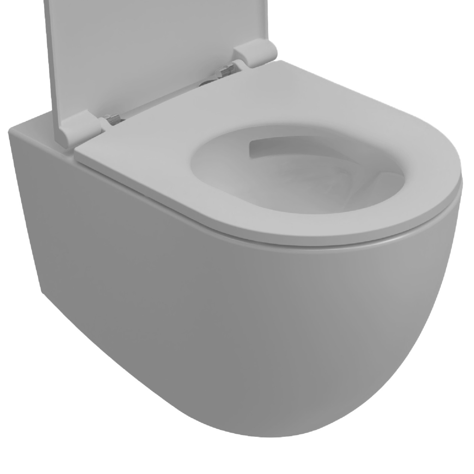 Isvea Infinity toiletpot met tornado flush met softclose zitting grijs