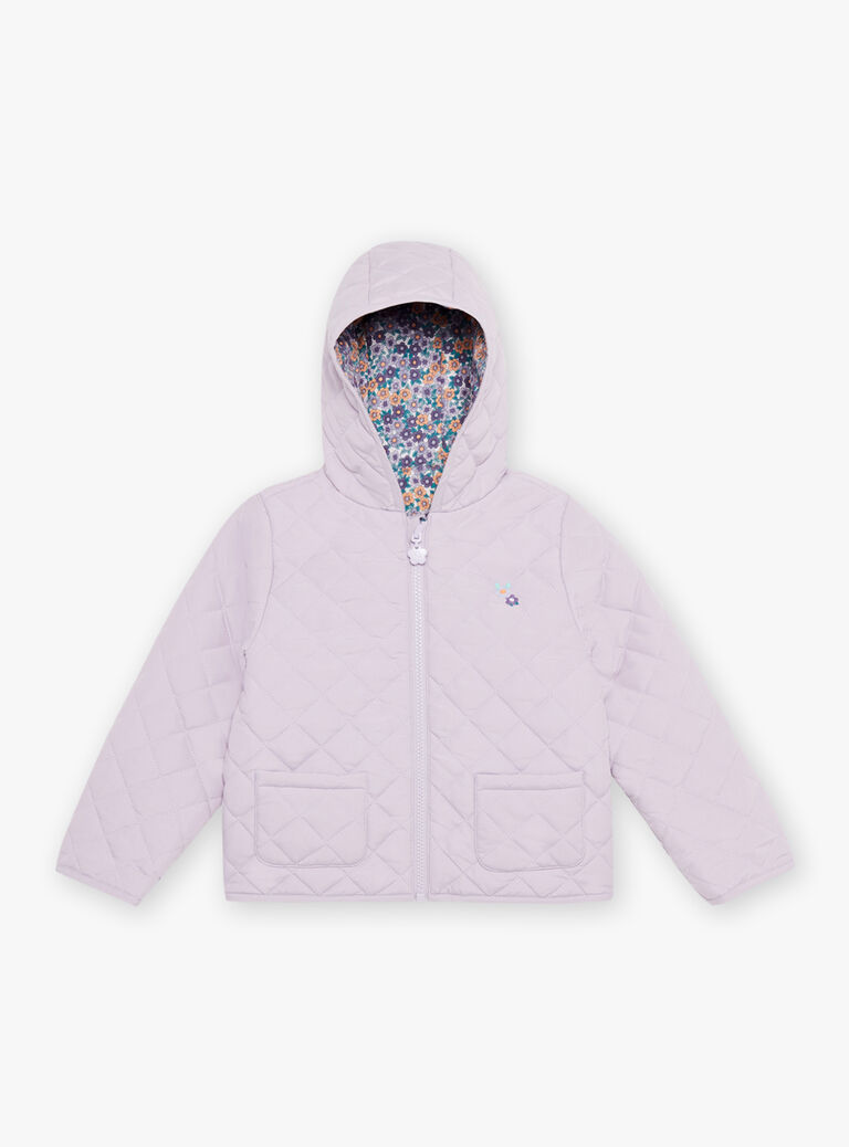 Veste mauve réversible