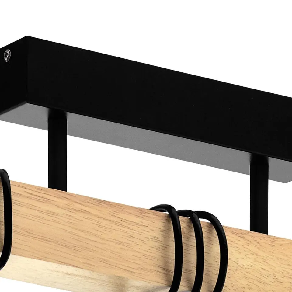 EGLOTownshendPlafondlamp-E27-55cm-Zwart/Bruin