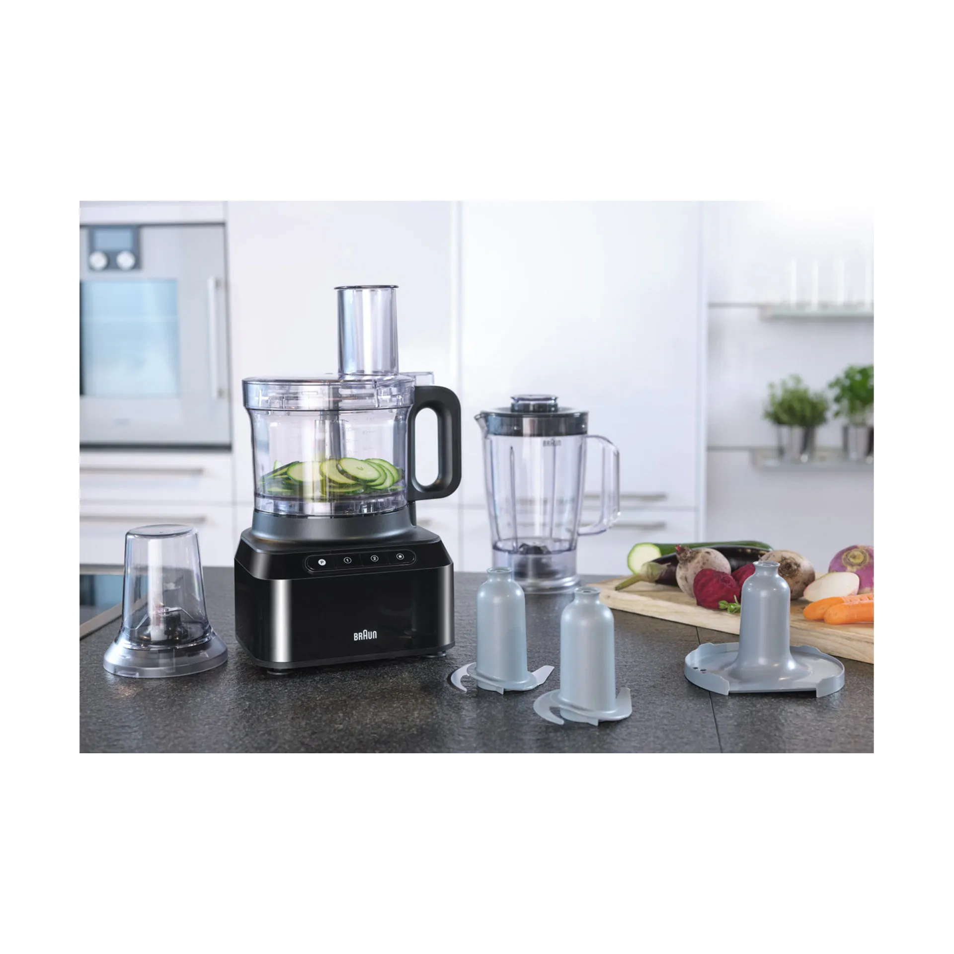 Braun PurEase Foodprocessor FP3132BK