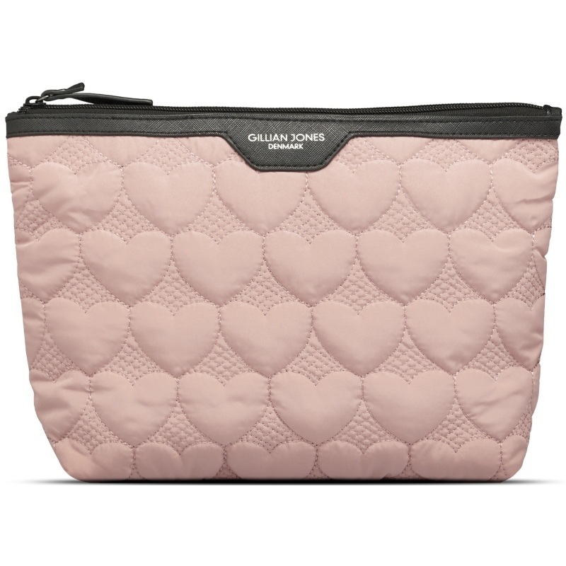 Gillian Jones Urban Travel Makeup Bag - Quilted Heart 10065