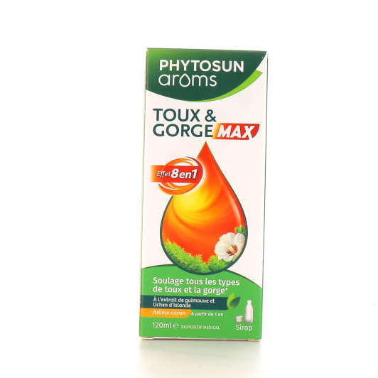 Phytosun Sirop Toux & Gorge Max - Adulte et enfant dès 1 an