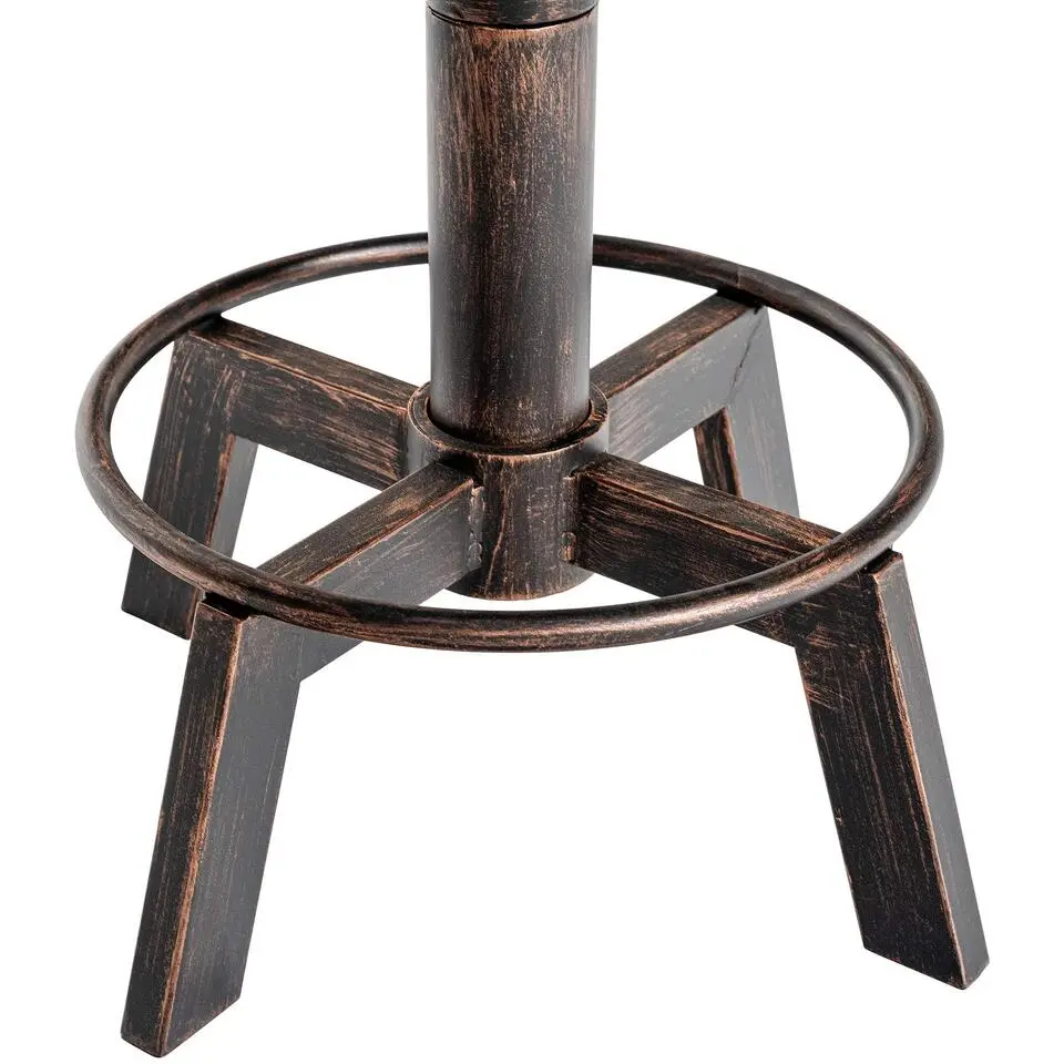 CLP Hocker Destin Kunstleer - bronzen