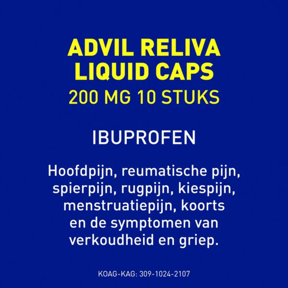 Advil Reliva Liquid-Caps 200 10 capsules