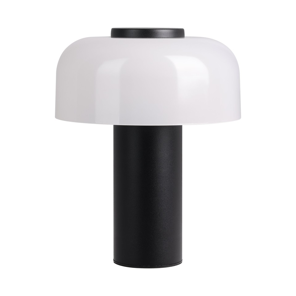 EGLO - PONENTE BORD USB-C OPL. TW M/TOUCH IP44 - Sort/Hvid - 20 cm