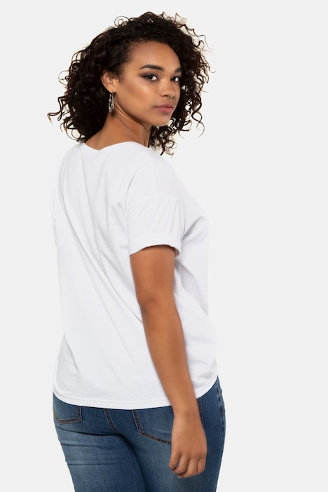 Basic-Shirt, relaxed, überschnittene Schultern