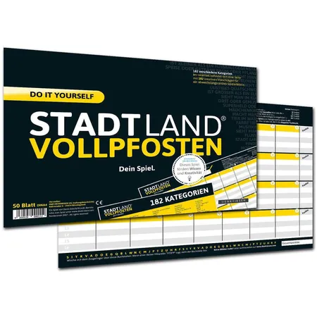 Denkriesen Stadt, Land, Vollpfosten Do it yourself