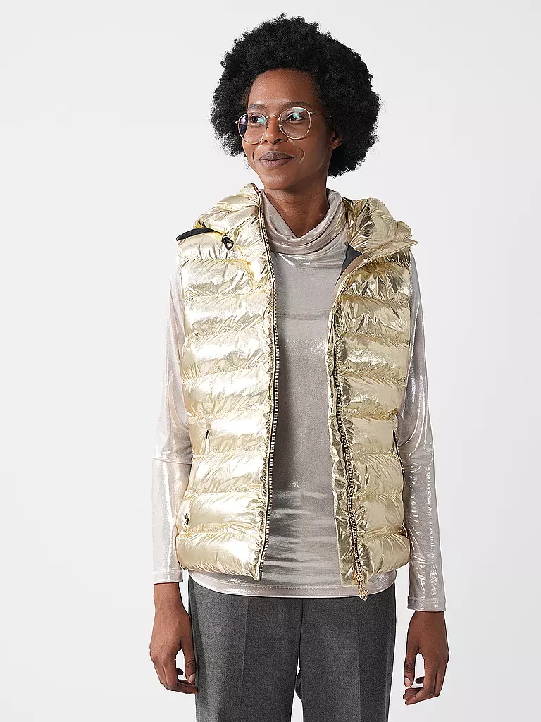 SPORTALM Steppgilet  gold