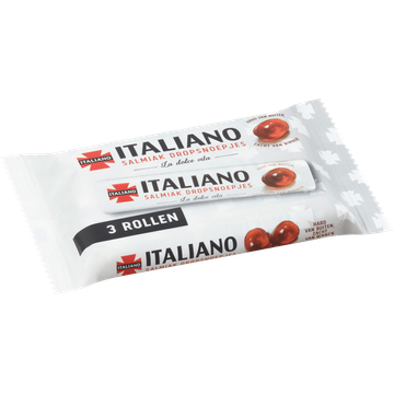 Italiano Salmiak Dropsnoepjes 3 Stuks 99 g