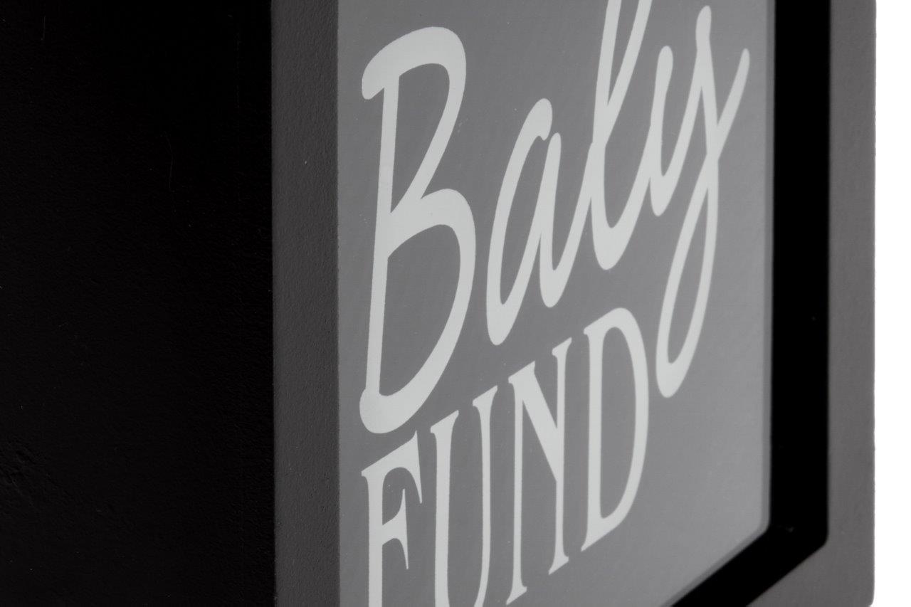 Spardose SAKURA - schwarz - Baby Fund