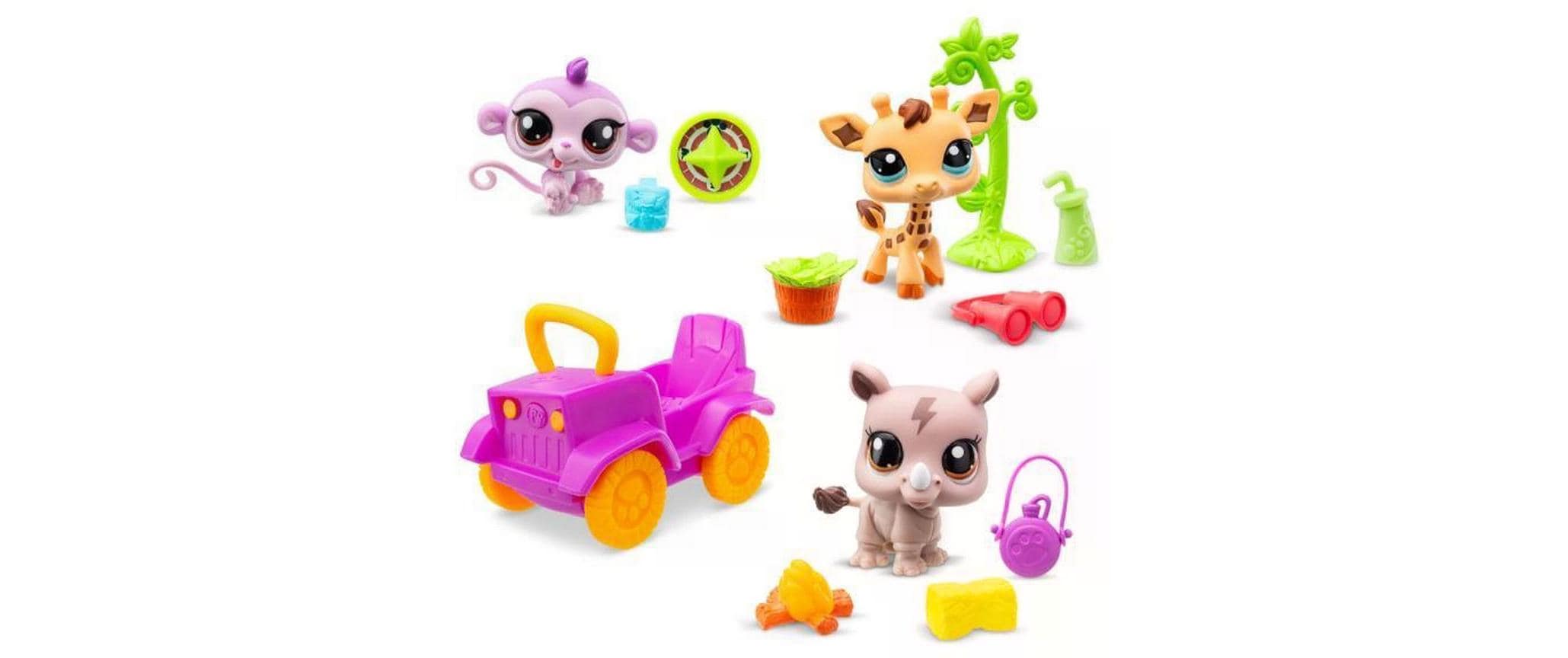 Spielfigurenset Littlest Pet Shop – Safari SetSafari-Spielset