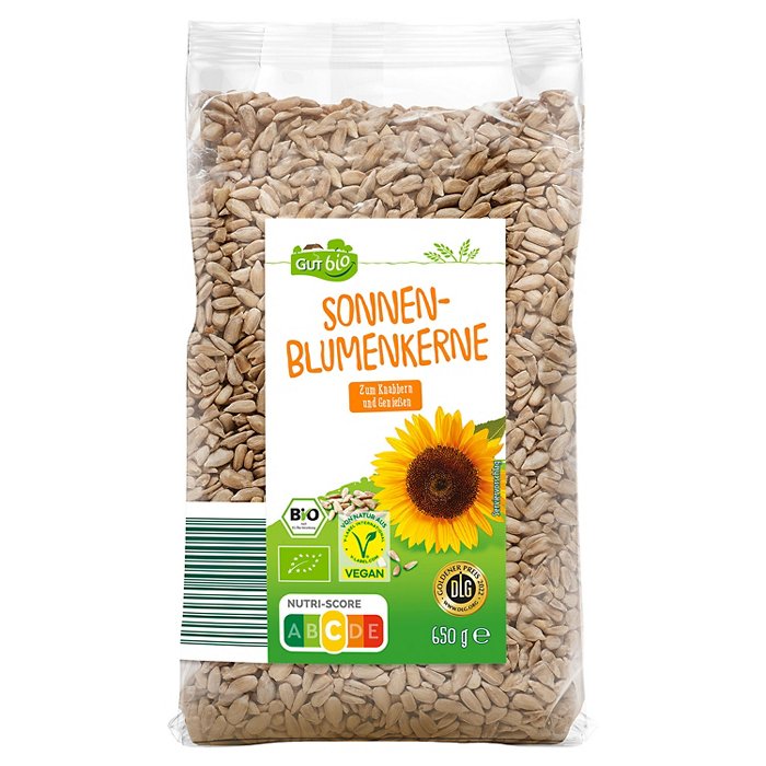 GUT BIO Bio-Kerne 650 g, Sonnenblumenkerne