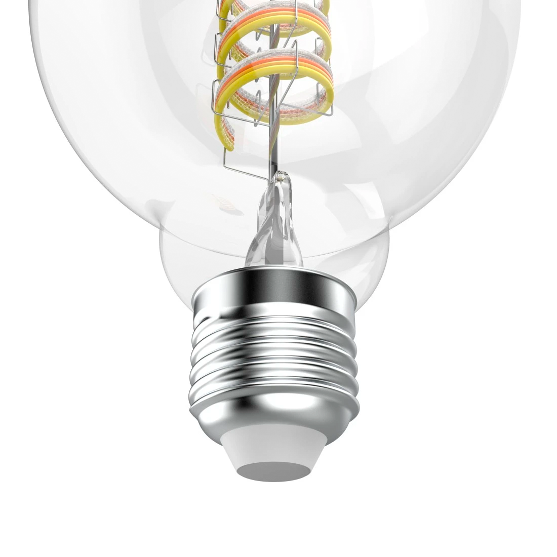 Filament Globe Smarte LED Lampe Dimmbare WiFi Glühbirne mit Smart Home System für iOS/Android E27 / 0.1W (176644) - Multi-Colour