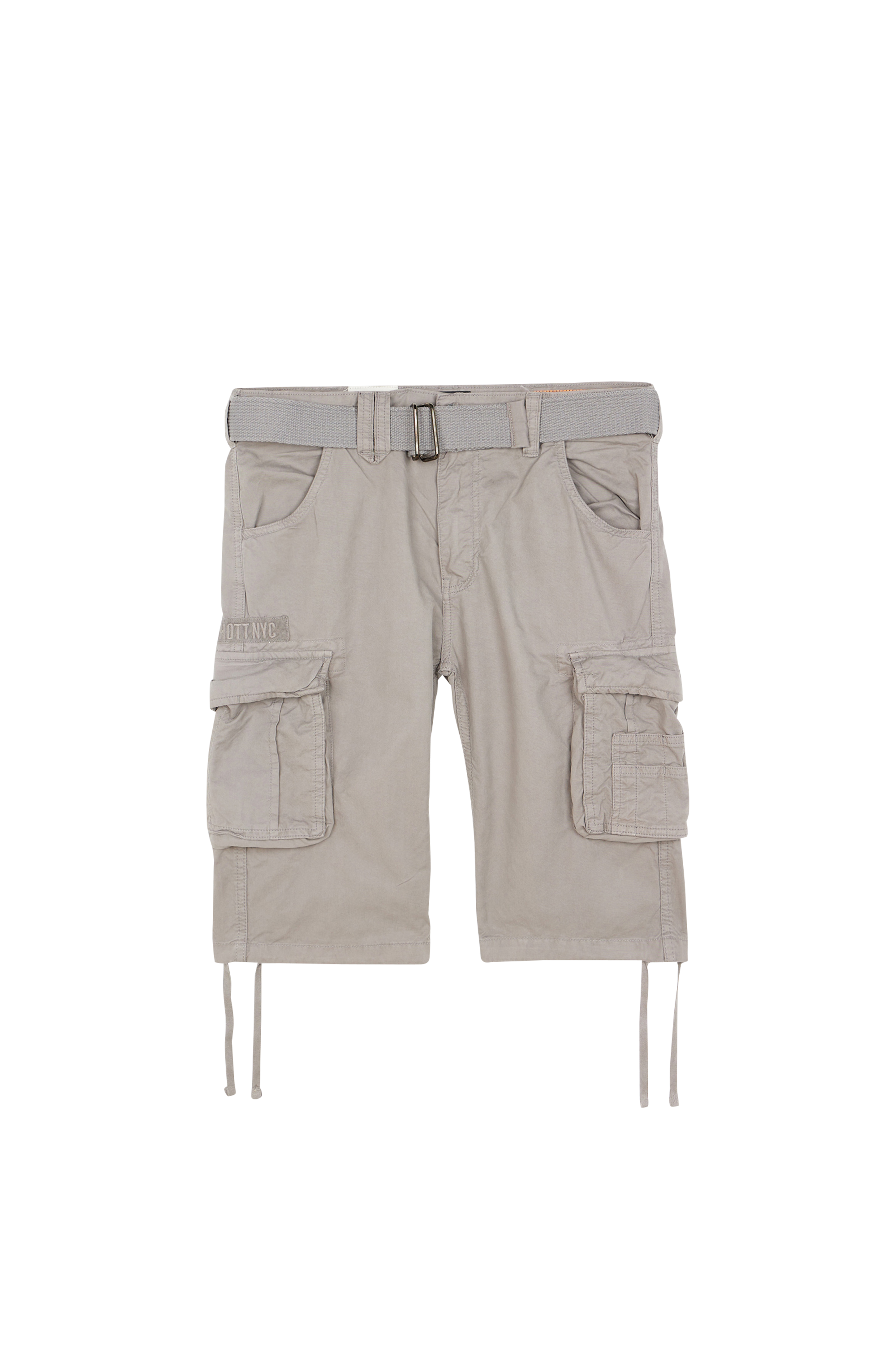 SCHOTT Short cargo en coton Gris