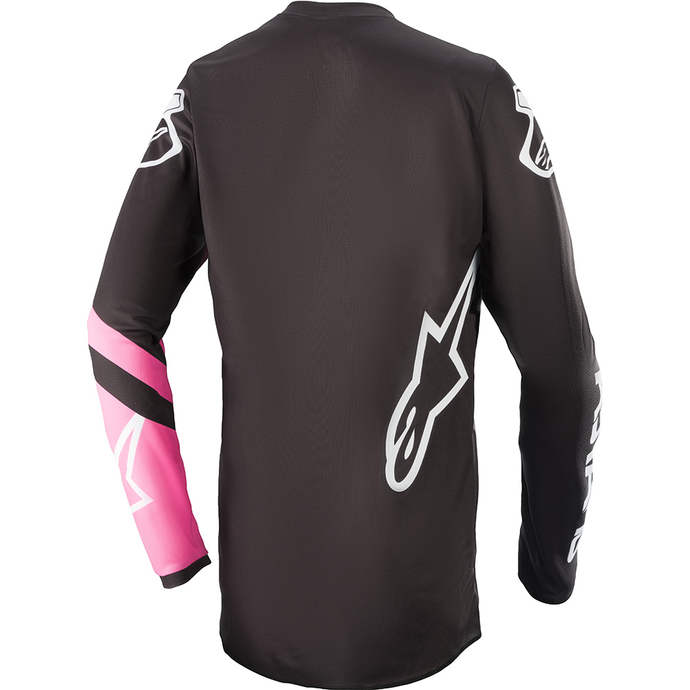 Alpinestars - Maillot Femme Stella Fluid Chaser Noir / Rose fluo