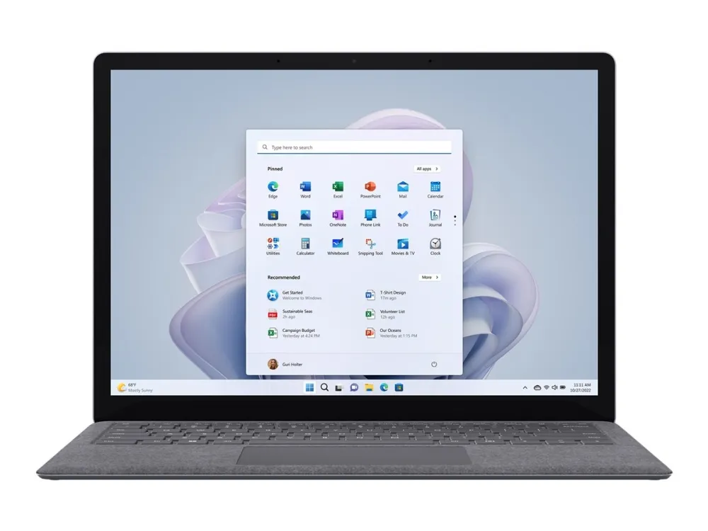 [OUTLET] - Microsoft Surface Laptop 5 for Business - Intel Core i7 - 1265U / op til 4.8 GHz - Evo - Win 11 Pro - Intel Iris Xe Graphics - 16 GB RAM - 512 GB SSD - 15