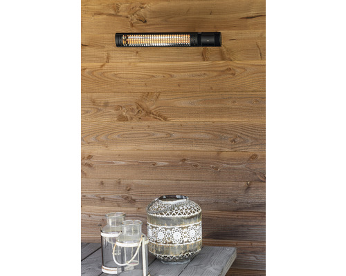 Eurom Slim 1500 terrasverwarmer, 1500 watt, inclusief afstandsbediening