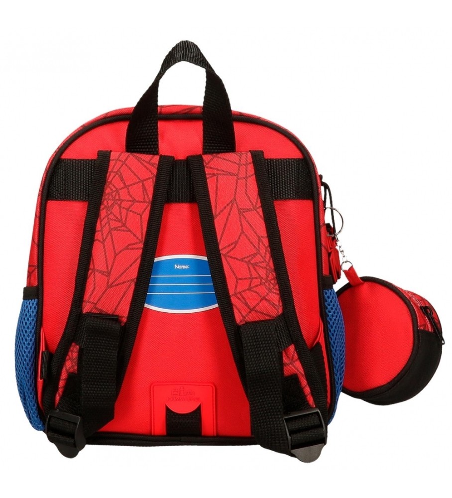 Protetor de Mochila Infantil Disney Homem-Aranha para Carrinho - Vermelho - 23x25x10cm -