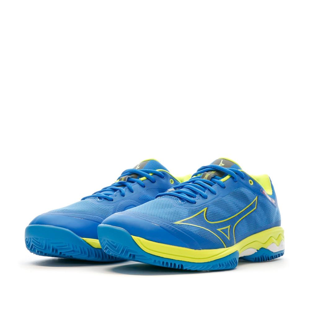 Mizuno Chaussures de Padel Bleu/Jaune Homme Mizuno Wave Exceed Tour 5 Cc