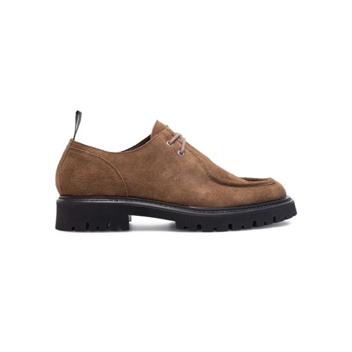 Les Deux Tatum Suede Moc Toe Sko, Brown Cub, 43