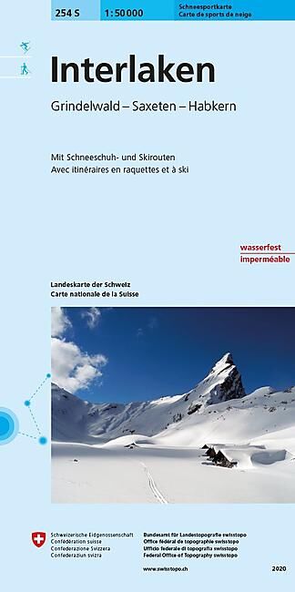 BUNDESAMT - 254S INTERLAKEN ECHELLE 1 50 000