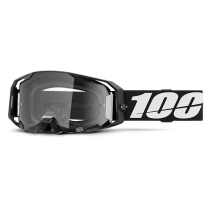 Masque cross 100% ARMATIC - Ecran Clair 2025 - Noir