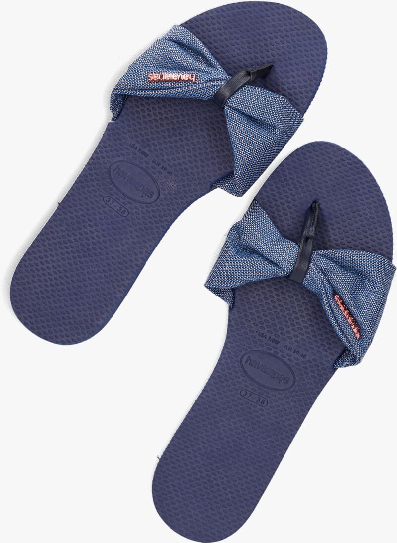HAVAIANAS blauwe havaianas teenslippers you st tropez shine
