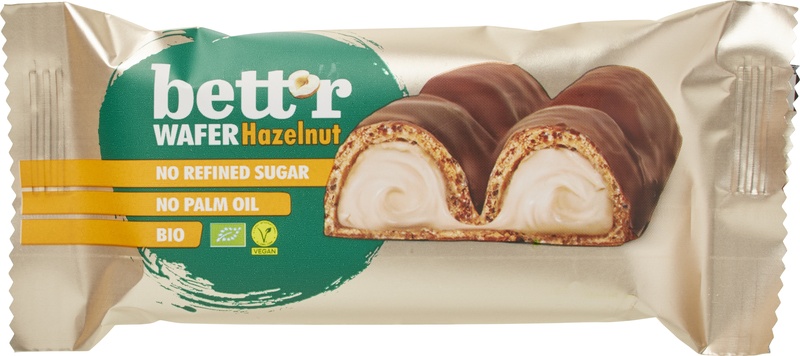Bett’r Chocoladebar Wafel Hazelnoot (33 gr)