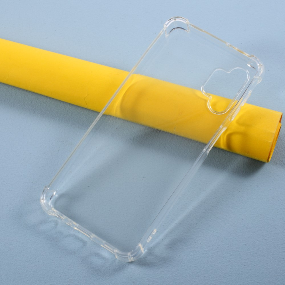 Samsung Galaxy A32 5G Gummi Hülle Case Slim Design mit Air Cushion Fallschutz - Transparent
