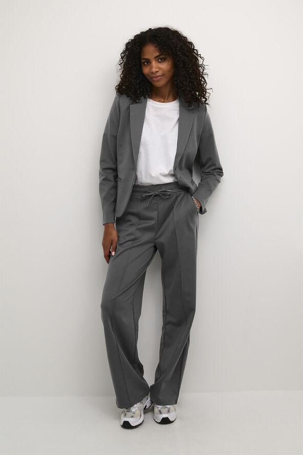 Kaffe KAjenny Straight Pants Black oyster