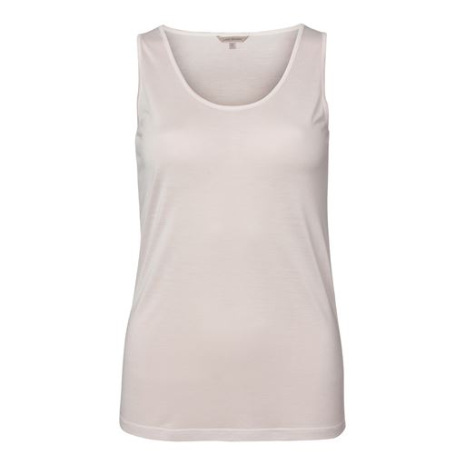 Lady Avenue Silk Jersey Tank Top, Skin, L