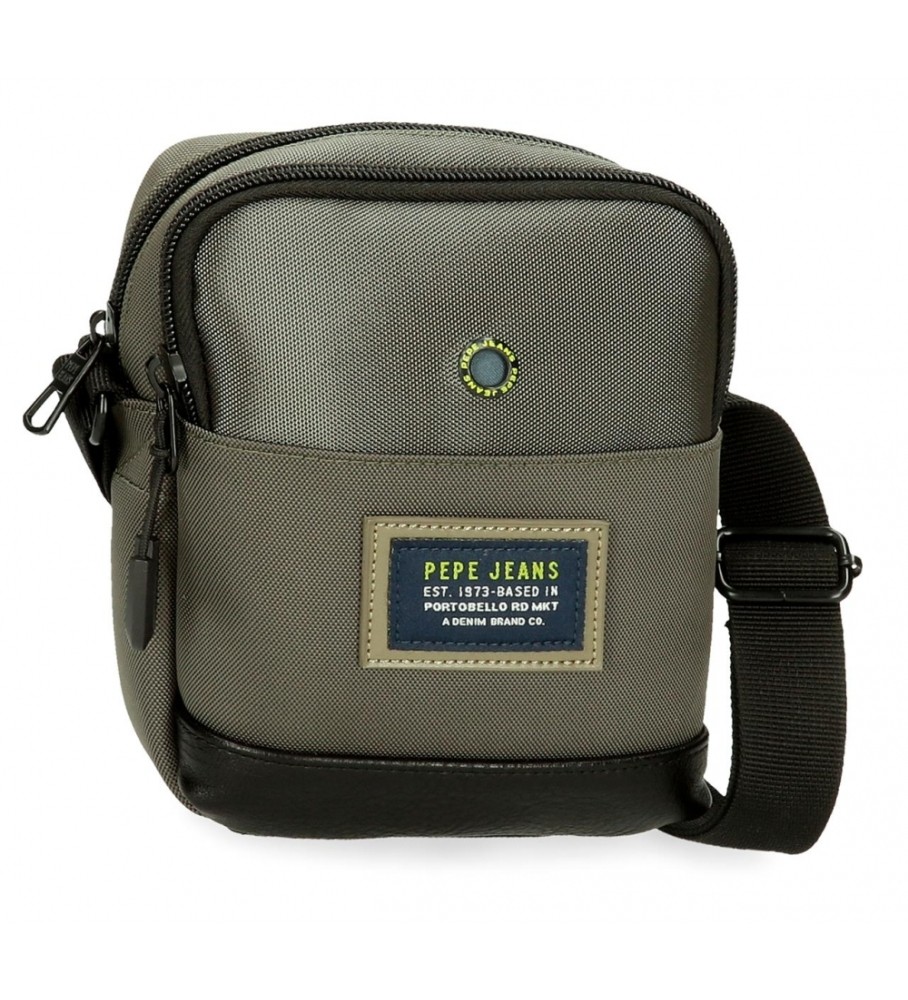 Bolsa de ombro pequena verde Leighton da Pepe Jeans