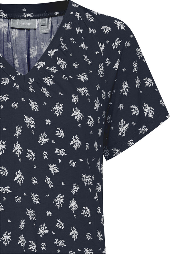 Fransa FRSANIE TEE 1 Navy blazer mix