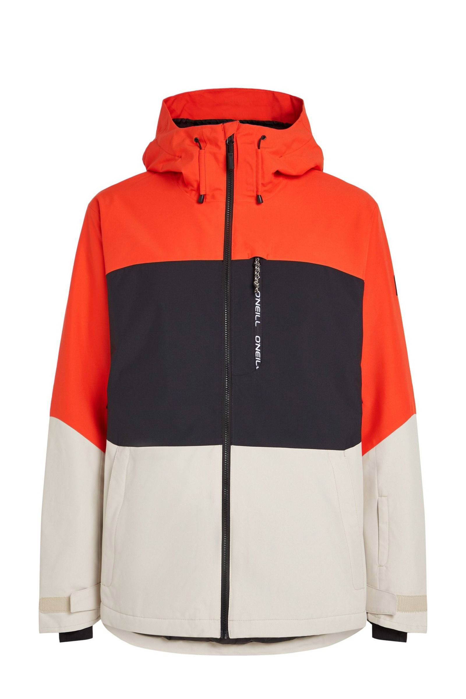 O'Neill ski-jack CARBONITE oranje/bruin/ecru