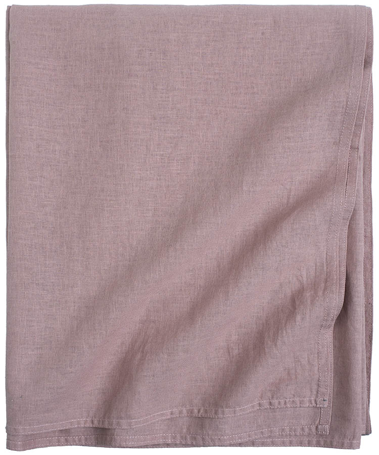 Mimo lin/bomull duk 140x180 mørk blush