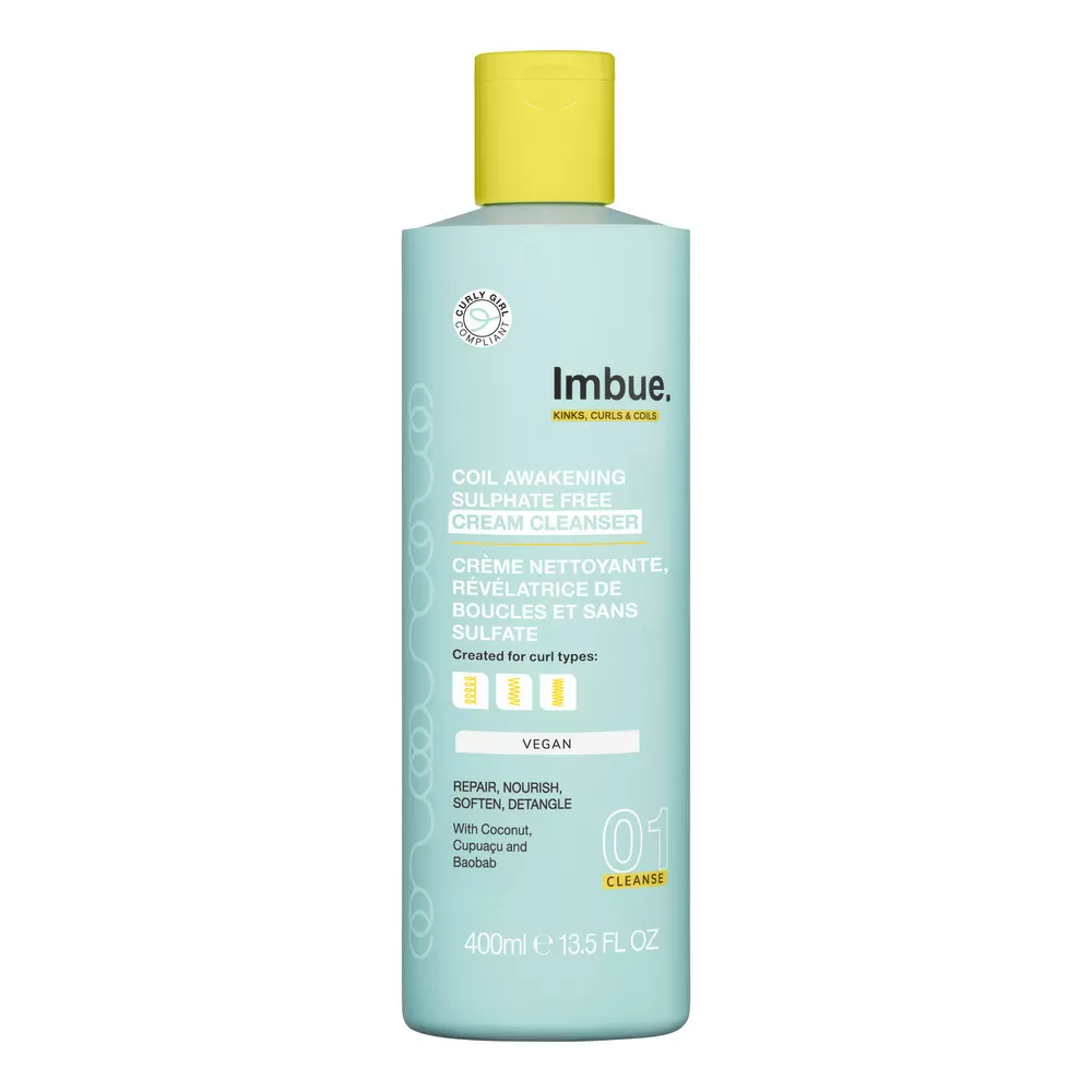 Imbue Coil Awakening Sulphate Free Cream Cleanser - 400 ml.