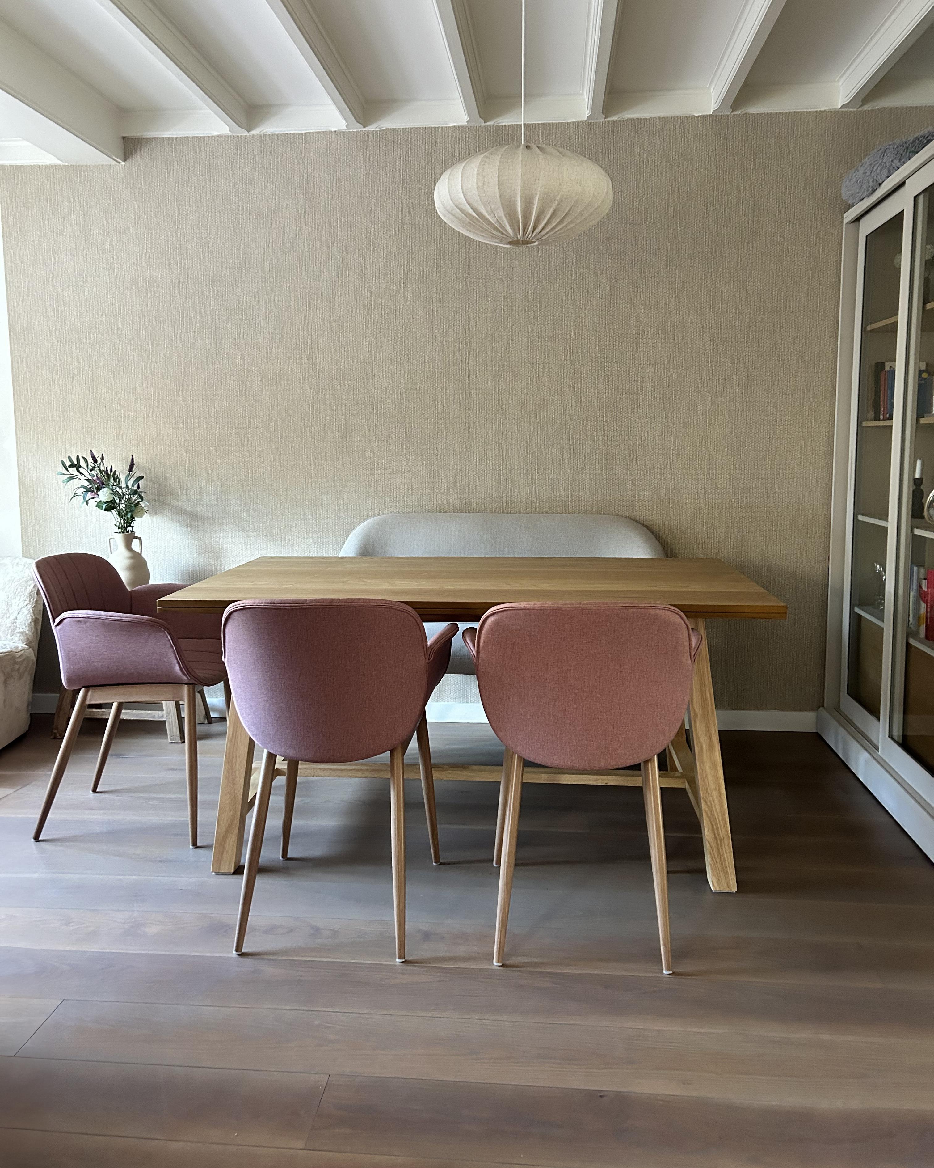 Set van 2 eetkamerstoelen ALICE Roze