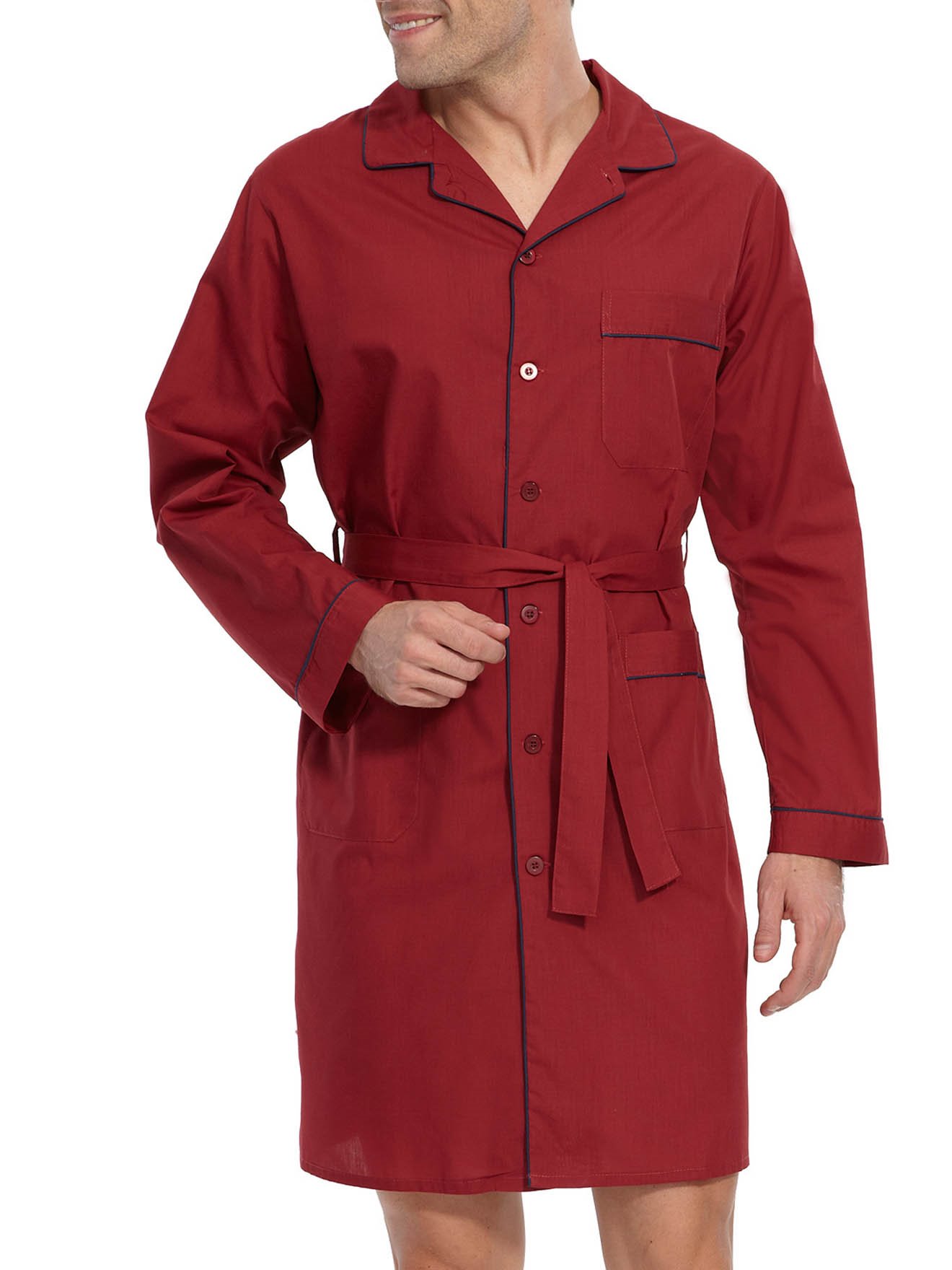 Pyjavestes en popeline, lot de 2